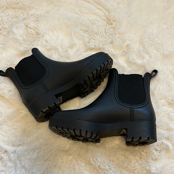 Jeffrey Campbell Cloudy Rain Boots Black - Picture 3 of 10